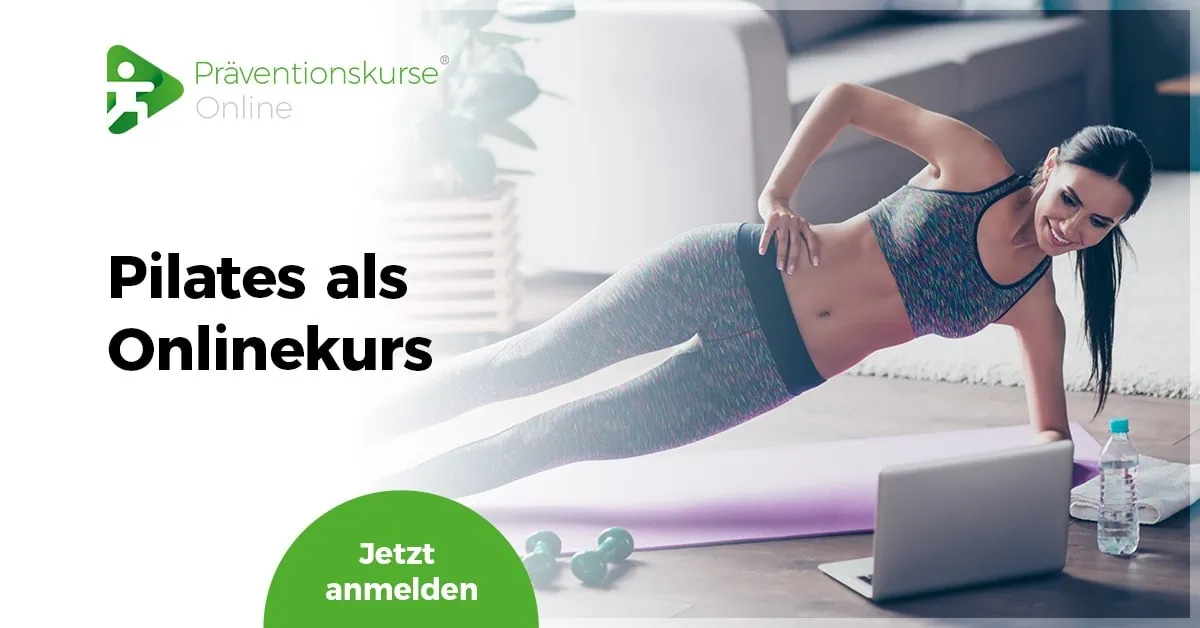 Pilates-Präventionskurs als Onlinekurs
